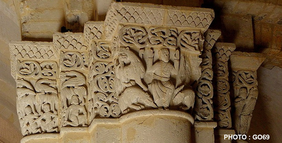 chateaux sculptes basilique saint eutrope